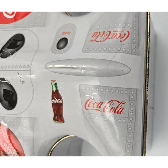 Vintage Coca-Cola Airplane Tin Canister by the Tin Box Company - Picture 12 of 16